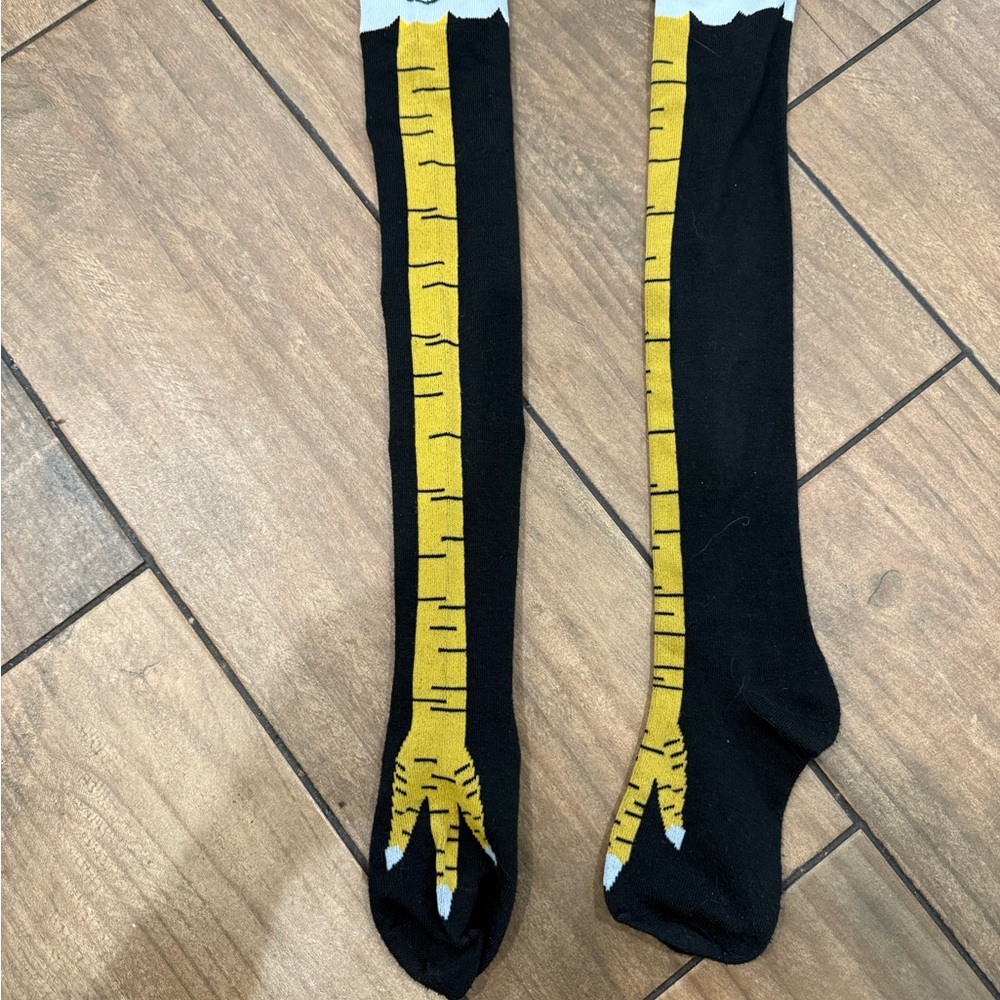 sold Chicken leg feet socks costume crazy